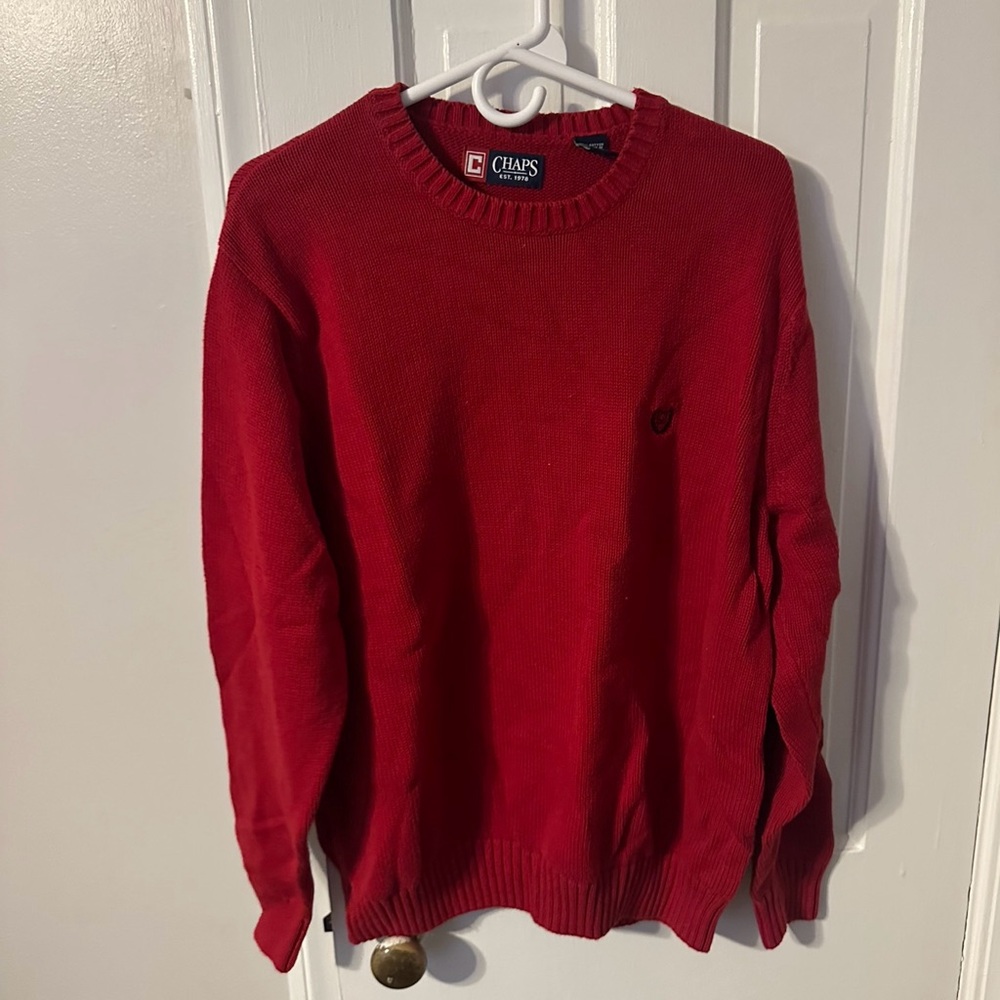 Chaps Men's Red Sweater